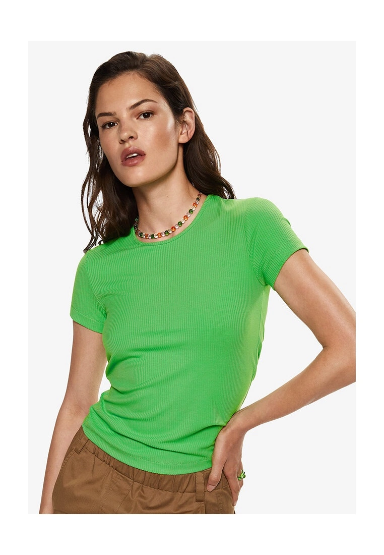 Mango Round Neckline Basic T-Shirt 3 Mango Round Neckline Basic T-Shirt