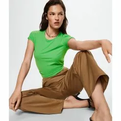 Mango Round Neckline Basic T-Shirt 11 Mango Round Neckline Basic T-Shirt -Mango popular store mango 6303 2060326 4
