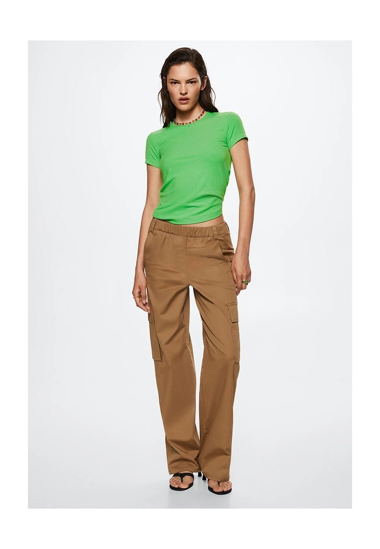 Mango Round Neckline Basic T-Shirt 7 Mango Round Neckline Basic T-Shirt - Image 5