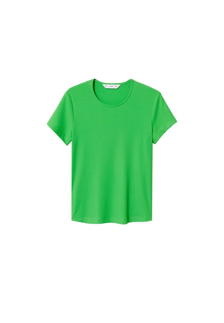 Mango Round Neckline Basic T-Shirt 8 Mango Round Neckline Basic T-Shirt - Image 6