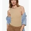 Mango Ribbed Knit Top -Mango popular store mango 6312 3150326 1