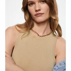 Mango Ribbed Knit Top -Mango popular store mango 6312 3150326 3