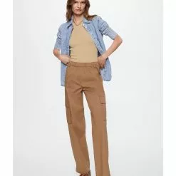 Mango Ribbed Knit Top -Mango popular store mango 6313 3150326 4