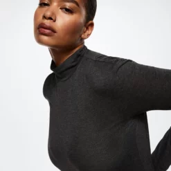 Mango Turtleneck Long-Sleeved T-Shirt -Mango popular store mango 6318 8826336 8