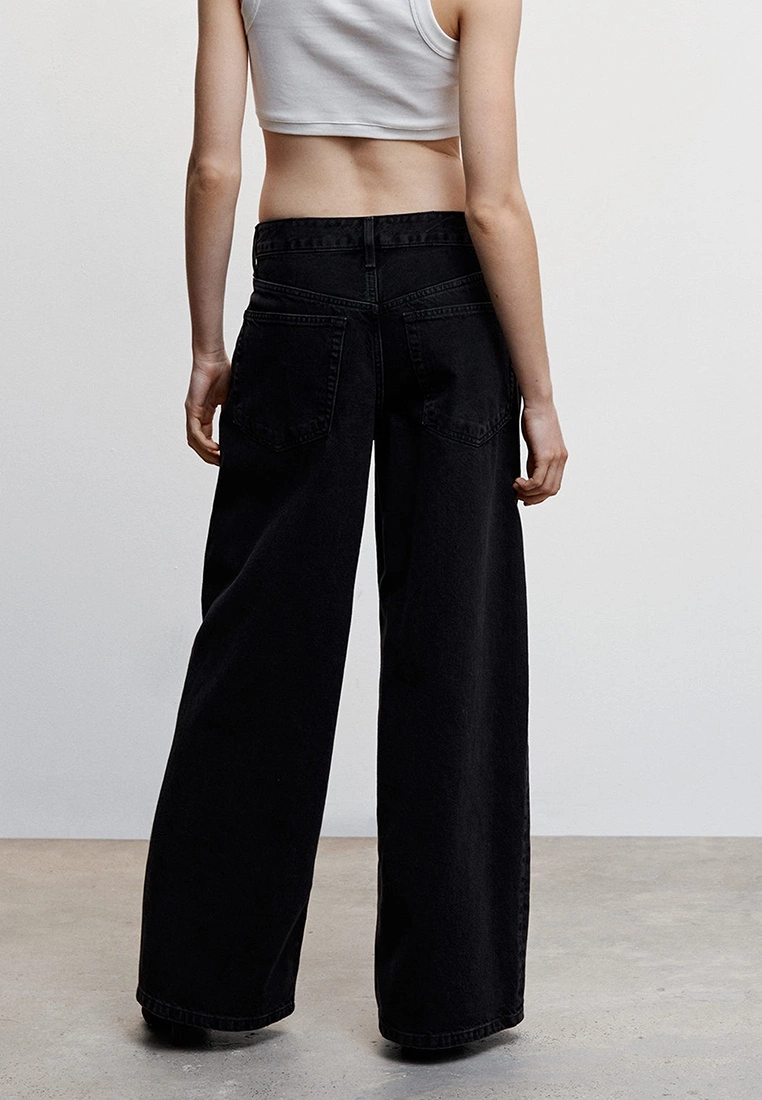 Mango Wide Leg Mid-Rise Jeans 4 Mango Wide Leg Mid-Rise Jeans - Image 2
