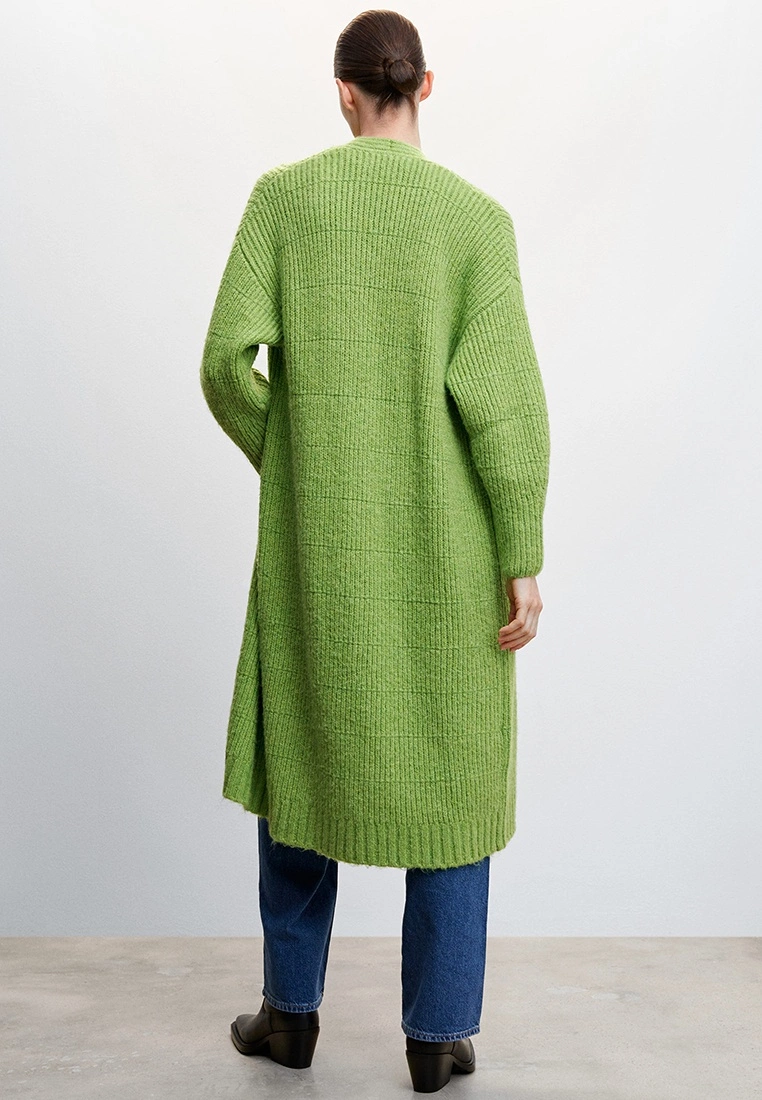 Mango Ribbed Knit Cardigan 4 Mango Ribbed Knit Cardigan - Image 2