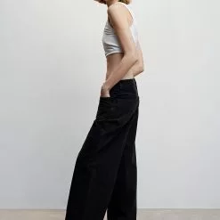 Mango Wide Leg Mid-Rise Jeans 15 Mango Wide Leg Mid-Rise Jeans -Mango popular store mango 6328 1838046 6