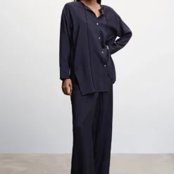 Mango Buttons Satin Blouse -Mango popular store mango 6333 8048046 6