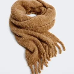 Mango Curly Knitted Scarf -Mango popular store mango 6357 1036336 4