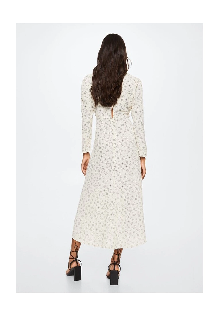 Mango Printed Ruched Dress 4 Mango Printed Ruched Dress - Image 2