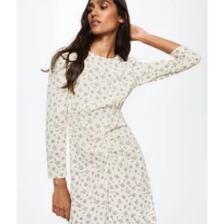 Mango Printed Ruched Dress 11 Mango Printed Ruched Dress -Mango popular store mango 6396 2380926 4