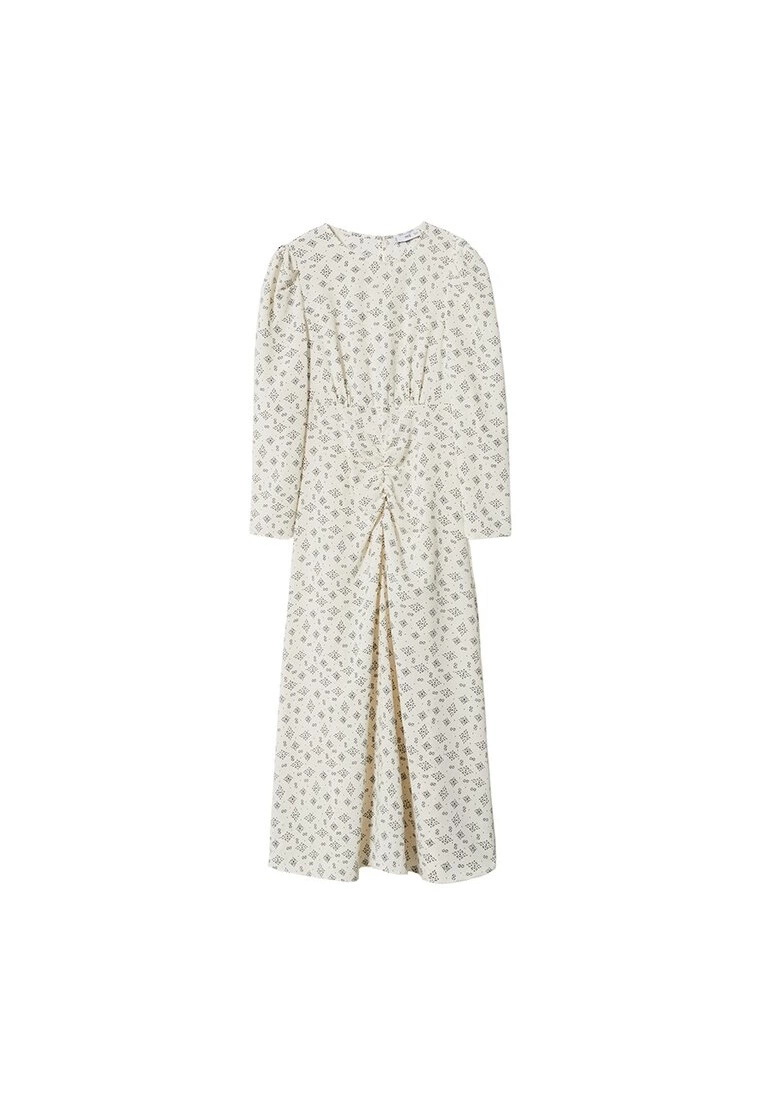 Mango Printed Ruched Dress 8 Mango Printed Ruched Dress - Image 6
