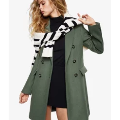 Mango Wool Double-Breasted Coat