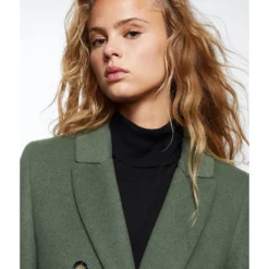 Mango Wool Double-Breasted Coat -Mango popular store mango 6398 6080926 3