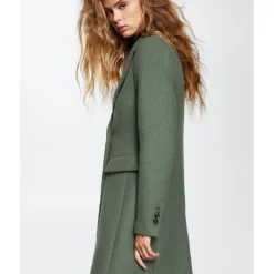 Mango Wool Double-Breasted Coat -Mango popular store mango 6398 6080926 4