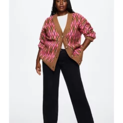 Mango Knitted Cardigan With Diamonds -Mango popular store mango 6427 7690926 8