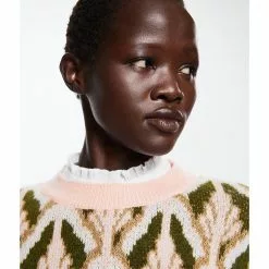 Mango Oversize Printed Sweater -Mango popular store mango 6463 6670926 4