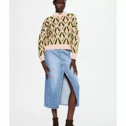 Mango Oversize Printed Sweater -Mango popular store mango 6463 6670926 6