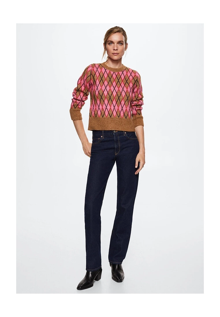 Mango Rhombus Design Sweater 8 Mango Rhombus Design Sweater - Image 6