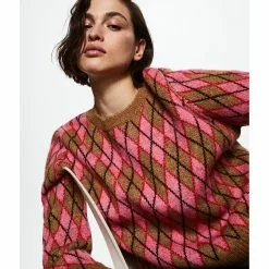 Mango Rhombus Design Sweater 17 Mango Rhombus Design Sweater -Mango popular store mango 6486 3590926 7