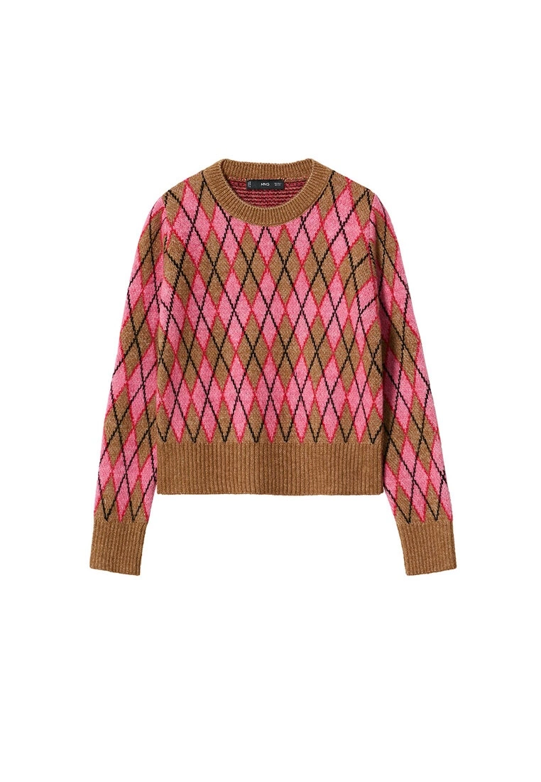 Mango Rhombus Design Sweater 11 Mango Rhombus Design Sweater - Image 9