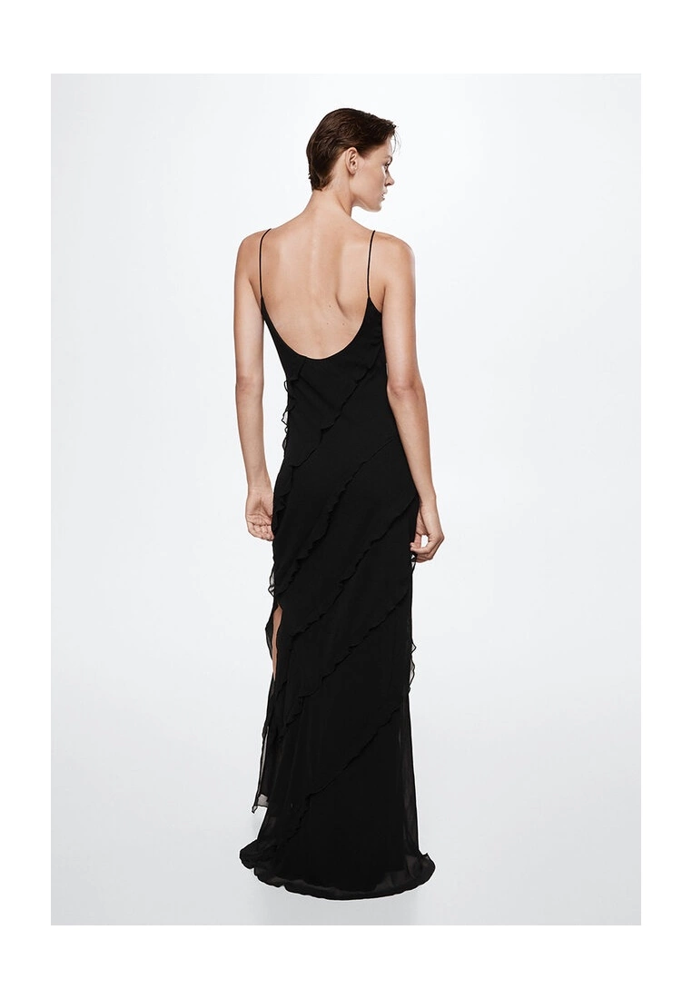 Mango Chiffon Ruffle Dress 4 Mango Chiffon Ruffle Dress - Image 2