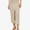 Mango Gathered Linen Skirt -Mango popular store mango 6567 7383716 1