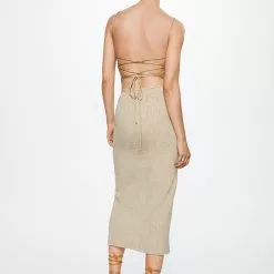 Mango Gathered Linen Skirt 10 Mango Gathered Linen Skirt -Mango popular store mango 6568 7383716 2