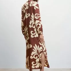 Mango Printed Cut-Out Detail Dress 10 Mango Printed Cut-Out Detail Dress -Mango popular store mango 6604 2116936 2