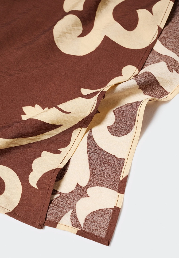 Mango Printed Cut-Out Detail Dress 8 Mango Printed Cut-Out Detail Dress - Image 6