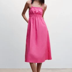 Mango 100% Cotton Midi Dress -Mango popular store mango 6621 4867836 4