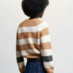 Mango Round-Neck Striped Sweater 10 Mango Round-Neck Striped Sweater -Mango popular store mango 6658 8077836 2