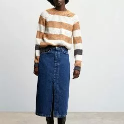 Mango Round-Neck Striped Sweater 13 Mango Round-Neck Striped Sweater -Mango popular store mango 6659 8077836 5