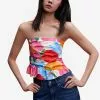 Mango Ruffles Floral Top -Mango popular store mango 6660 2277836 1