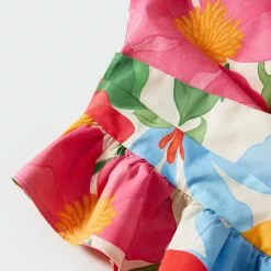 Mango Ruffles Floral Top -Mango popular store mango 6661 2277836 5