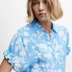 Mango Flowers Printed Shirt 12 Mango Flowers Printed Shirt -Mango popular store mango 6692 4377836 4