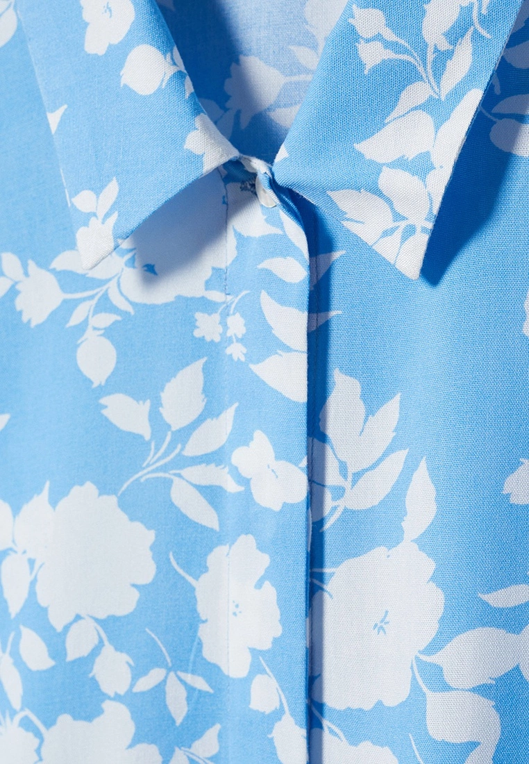 Mango Flowers Printed Shirt 8 Mango Flowers Printed Shirt - Image 6