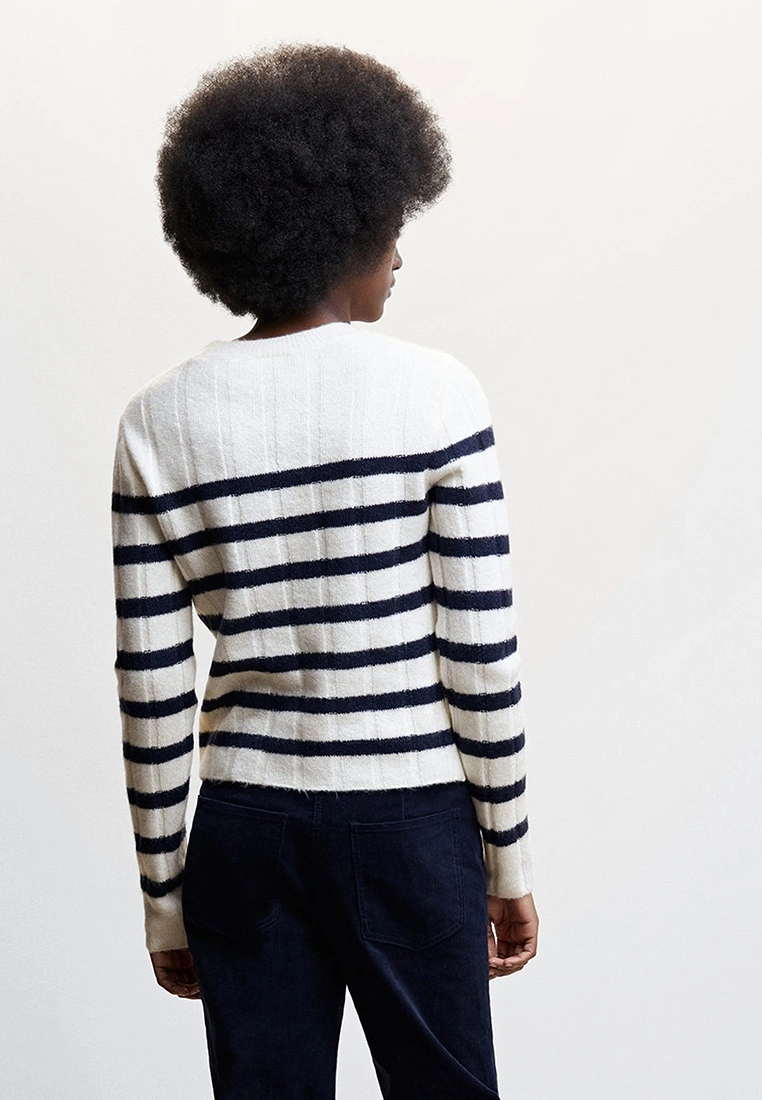 Mango Round-Neck Striped Sweater 4 Mango Round-Neck Striped Sweater - Image 2