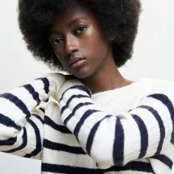 Mango Round-Neck Striped Sweater 10 Mango Round-Neck Striped Sweater -Mango popular store mango 6751 3867836 3