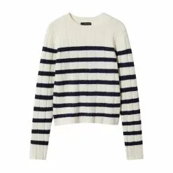 Mango Round-Neck Striped Sweater 13 Mango Round-Neck Striped Sweater -Mango popular store mango 6752 3867836 6