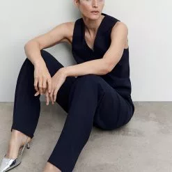 Mango Elastic Waist Suit Trousers -Mango popular store mango 6768 7177836 4