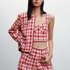 Mango Tweed Shorts -Mango popular store mango 6775 8477836 4