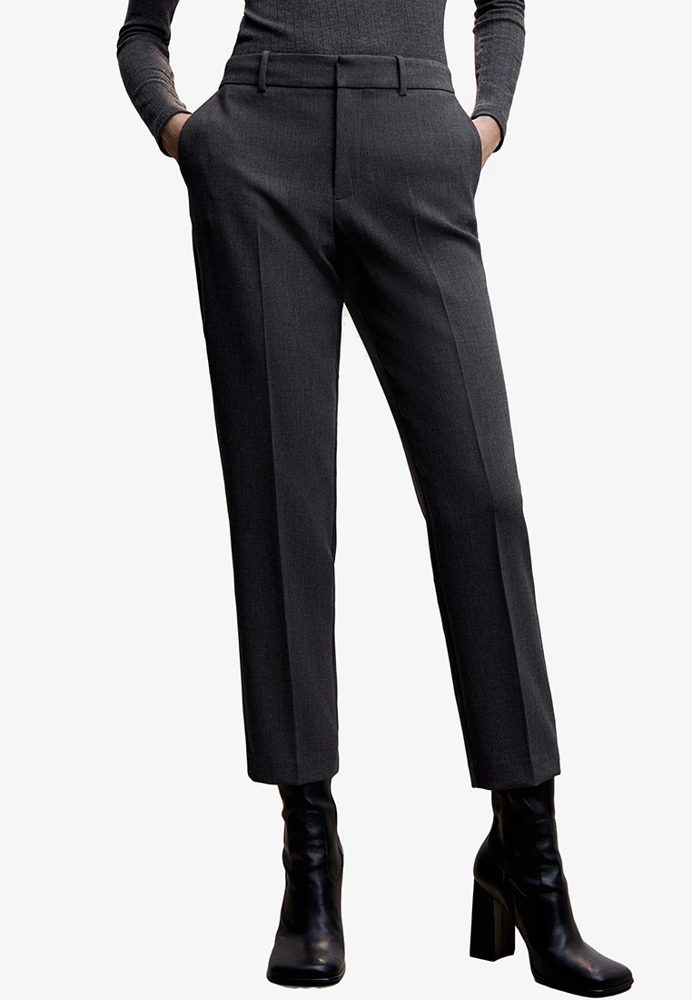 Mango Pleat Straight Trousers 3 Mango Pleat Straight Trousers