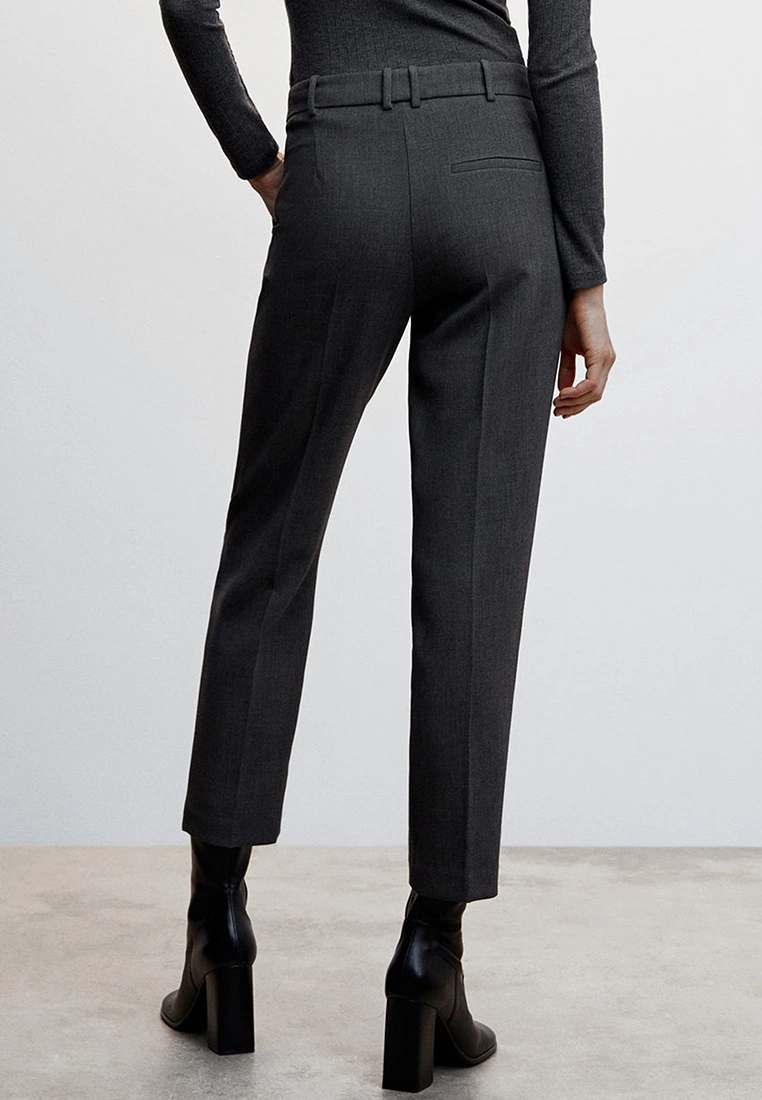 Mango Pleat Straight Trousers 4 Mango Pleat Straight Trousers - Image 2