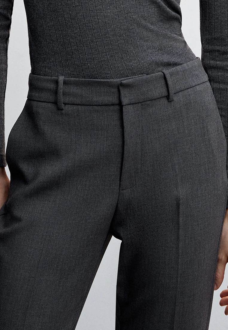 Mango Pleat Straight Trousers 5 Mango Pleat Straight Trousers - Image 3