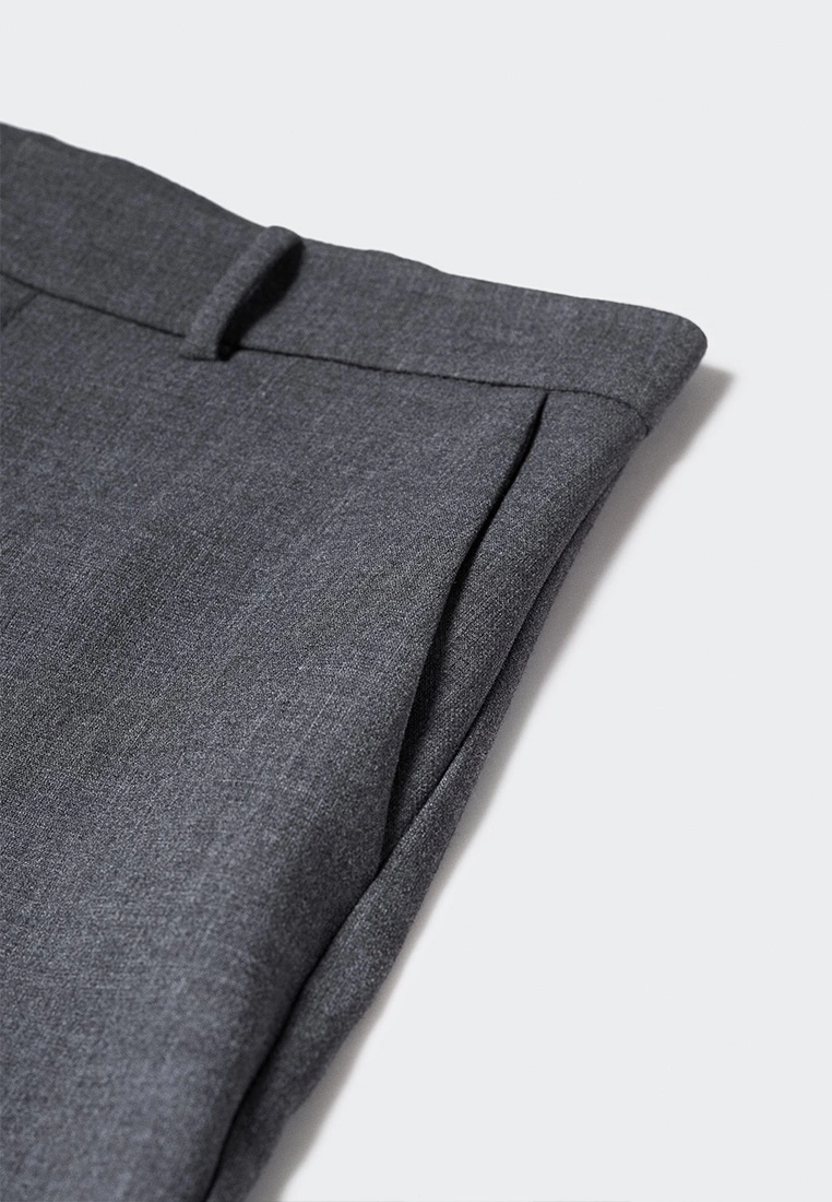 Mango Pleat Straight Trousers 6 Mango Pleat Straight Trousers - Image 4