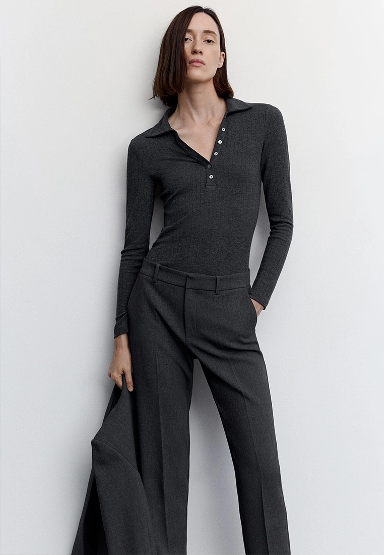 Mango Pleat Straight Trousers 8 Mango Pleat Straight Trousers - Image 6