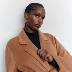 Mango Belt Handmade Coat -Mango popular store mango 6814 4277836 6