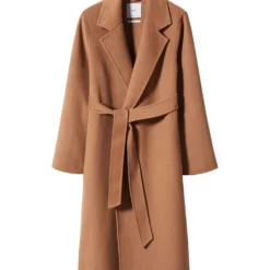 Mango Belt Handmade Coat -Mango popular store mango 6814 4277836 8