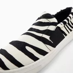 Mango Fur Leather Slip Ons -Mango popular store mango 6831 8628836 4